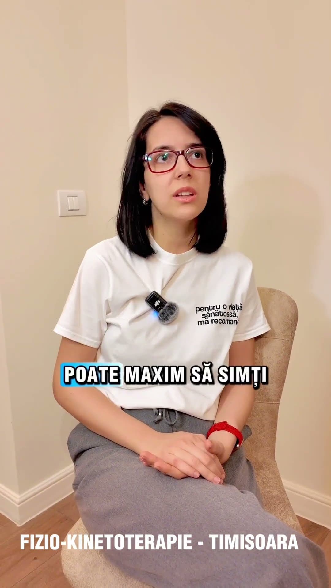 Cadru din filmulețul „Durerea la menstruație este normală?”